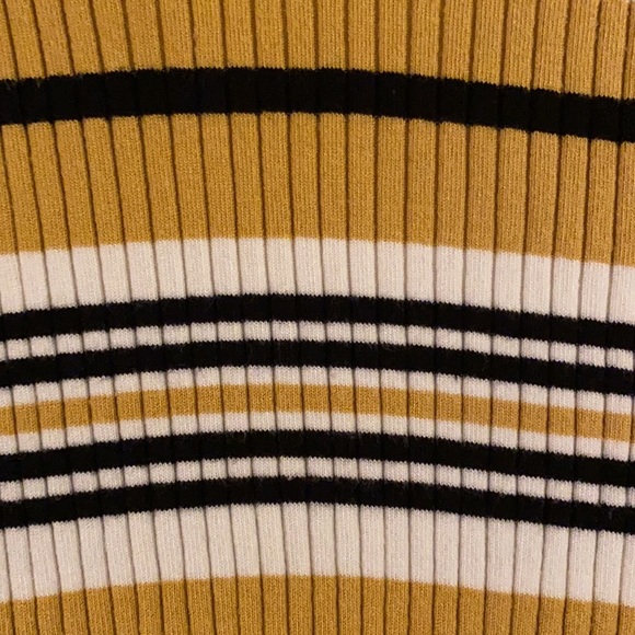 Express striped V neck sweater S - Picture 3 of 3